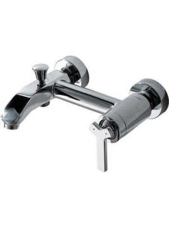 Смеситель Bravat Waterfall F673107C-01 для ванны с душем с коротким изливом