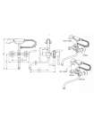 Смеситель Bravat DUO F6133186CP-LB-RUS для ванны с душем излив 300 мм + шланг/душ