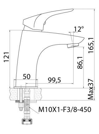 Смеситель Edelform Flor FR1800 для раковины