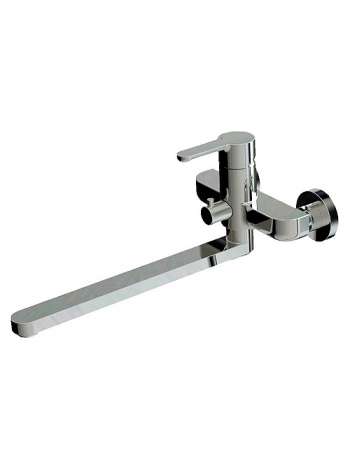 Смеситель Bravat Stream F63783C-LB для ванны с душем излив 300 мм + шланг/душ Stream