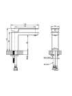 Смеситель Bravat PHILLIS F156101C-RUS для раковины, хром