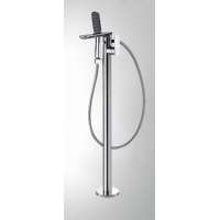 Смеситель напольный Bravat GINA F665104C-B2-RUS + шланг/душ хром