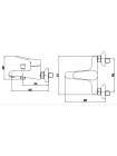 Комплект Bravat для ванной комнаты 3 -1 ECO F00307C/00313С