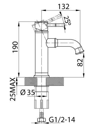 Смеситель Edelform Mollis ML1800C для раковины