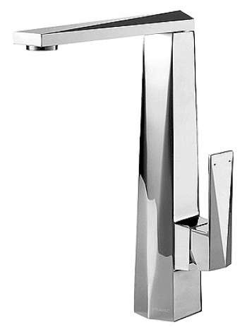Смеситель Bravat Iceberg F776110C для кухни с высоким поворотным изливом
