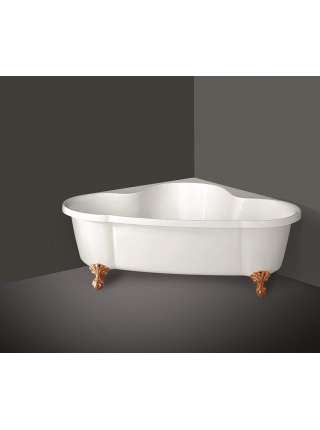 Акриловая ванна BelBagno BB07-BRN ножки бронза