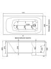 Акриловая ванна Aquanet Roma 170х70