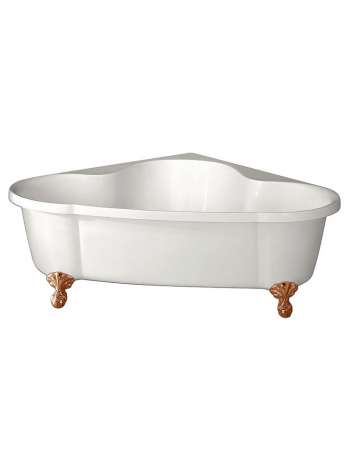 Акриловая ванна BelBagno BB07-BRN ножки бронза