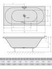 Акриловая ванна Alpen Viva B 175x80