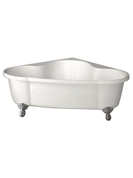 Акриловая ванна BelBagno BB07-CRM ножки хром