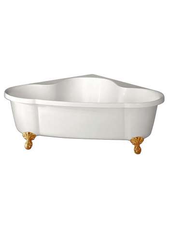 Акриловая ванна BelBagno BB07-ORO ножки золото