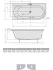 Акриловая ванна Alpen Astra 165x80 L