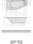 Акриловая ванна Alpen Tigra 170x80 L