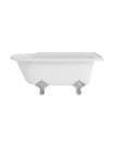 Ванна Hampton Burlington 170 x 75см, левосторонняя (без ножек), цвет Белый