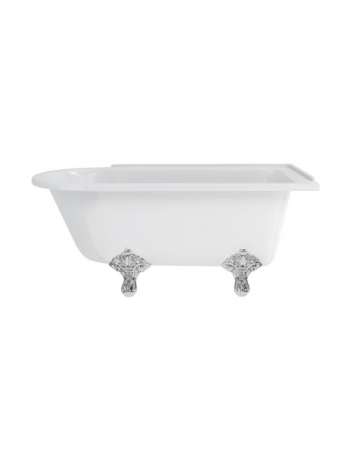 Ванна Hampton Burlington 170 x 75см, левосторонняя (без ножек), цвет Белый