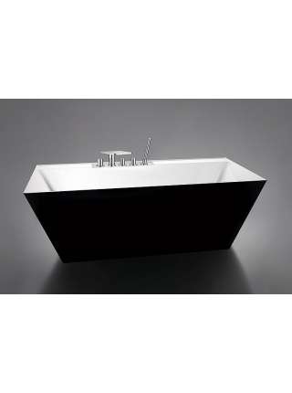 Акриловая ванна BelBagno BB19-NERO/BIA