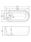 Акриловая ванна BelBagno BB11-1700-L