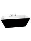 Акриловая ванна BelBagno BB19-NERO/BIA