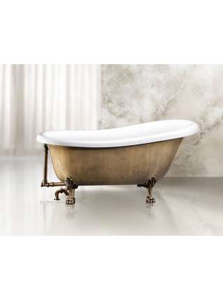 Акриловая ванна BelBagno BB04-BRN/BIA бронза