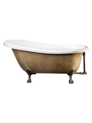 Акриловая ванна BelBagno BB04-BRN/BIA бронза
