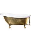 Акриловая ванна BelBagno BB04-ORO/BIA золото