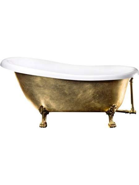 Акриловая ванна BelBagno BB04-ORO/BIA золото