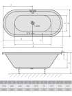 Акриловая ванна Alpen Viva O 175x80