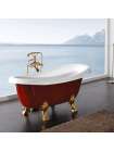 Акриловая ванна BelBagno BB04-ROS