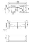 Акриловая ванна 1MarKa Dinamica 170x80
