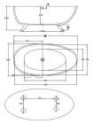 Акриловая ванна BelBagno BB42-1700 perl