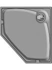 Поддон для душа GuteWetter Deluxe 100x100x2 P белый
