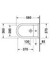 Биде напольное Duravit 3 2230100000