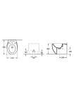Биде напольное Villeroy & Boch Aveo plus 7421 00R1 alpin