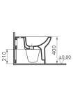 Биде напольное VitrA S20 5509B003