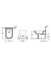 Биде напольное Villeroy & Boch Hommage 7442 00R1 alpin