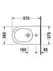 Биде напольное Duravit Starck 2 2255100000
