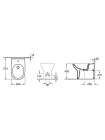 Биде напольное Villeroy & Boch O'Novo 5461 0001 alpin