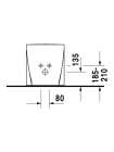 Биде напольное Duravit Starck 2 2255100000