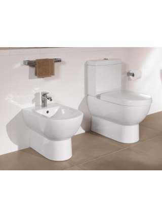 Биде напольное Villeroy & Boch Subway 7410 00R1 alpin, Сeramicplus