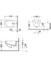 Биде подвесное Duravit DuraPlus 2532100000