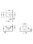 Биде подвесное Duravit DuraStyle 228215