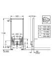 Комплект Биде подвесное Villeroy & Boch O'Novo 5460 0001 alpin + Система инсталляции для биде Grohe Rapid SL 38553001
