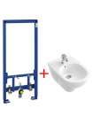 Комплект Биде подвесное Villeroy & Boch O'Novo 5460 0001 alpin + Система инсталляции для биде Grohe Rapid SL 38553001