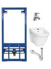 Комплект Биде подвесное VitrA S50 5324B003 + Система инсталляции для биде Cersanit Link P-IN-BI-LINK + Смеситель Hansgrohe Focus E2 31920000 для биде