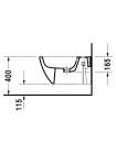 Биде подвесное Duravit Happy D.2 2258150000