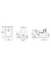 Биде подвесное Villeroy & Boch Lifetime 5475 0001 alpin