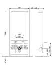 Комплект Биде подвесное VitrA S50 5324B003 + Система инсталляции для биде Cersanit Link P-IN-BI-LINK + Смеситель Hansgrohe Focus E2 31920000 для биде
