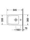 Биде подвесное Duravit Puravida 2247150000