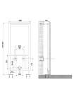 Комплект Биде подвесное Jacob Delafon Patio E4189 + Инсталляция VitrA 780-5820 + Смеситель Jacob Delafon July E16028-4-CP + Сифон Geberit 151.108.11.1