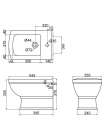 Биде подвесное BelBagno Romance